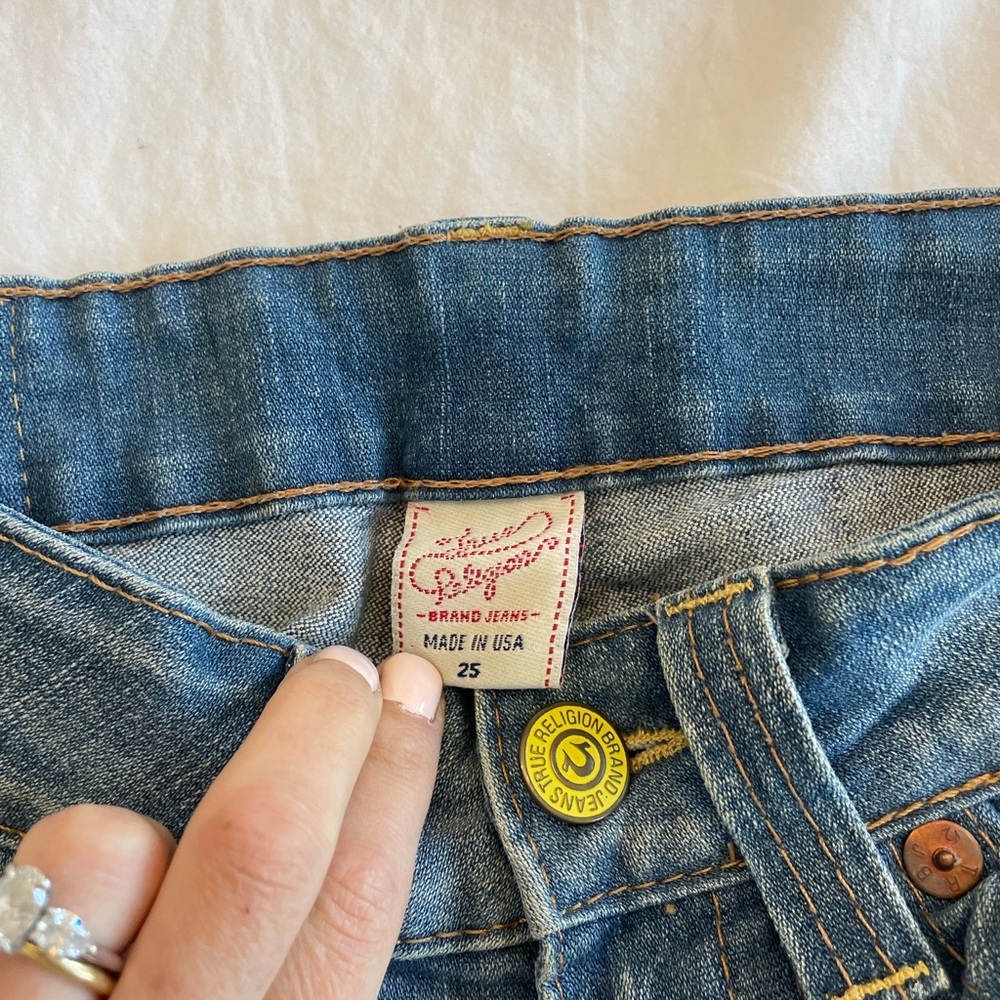 True religion low rise flare jeans - Picture 5 of 5